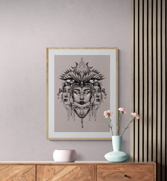 "Shaman's face" Print