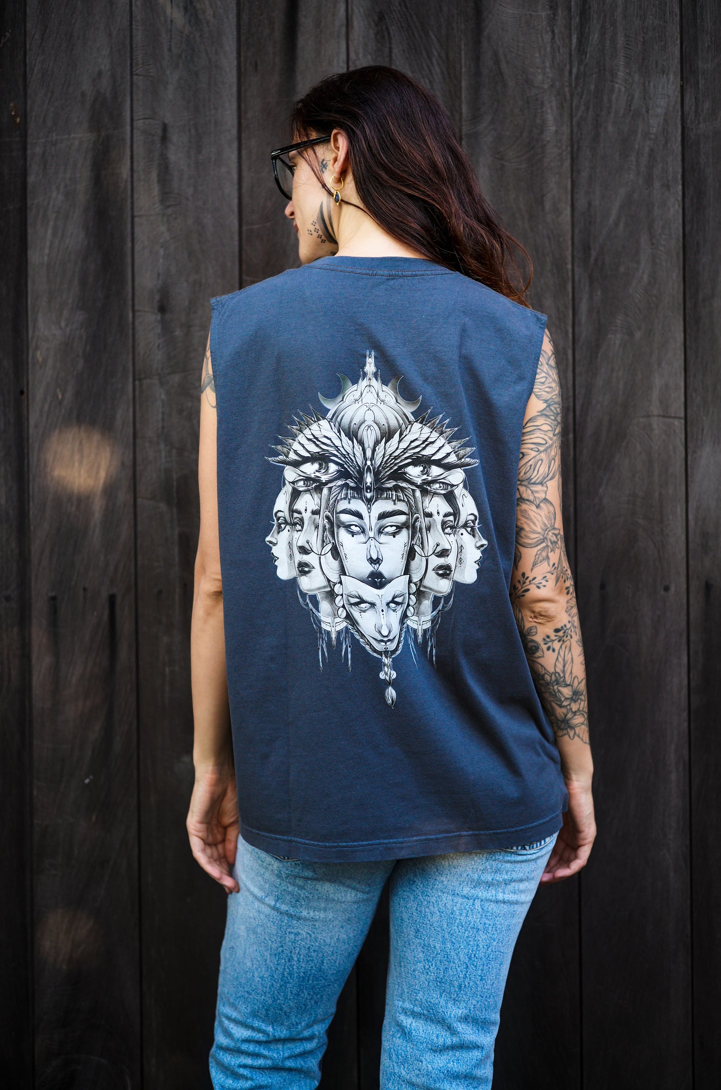 Singlet with digital art “SHAMANS”