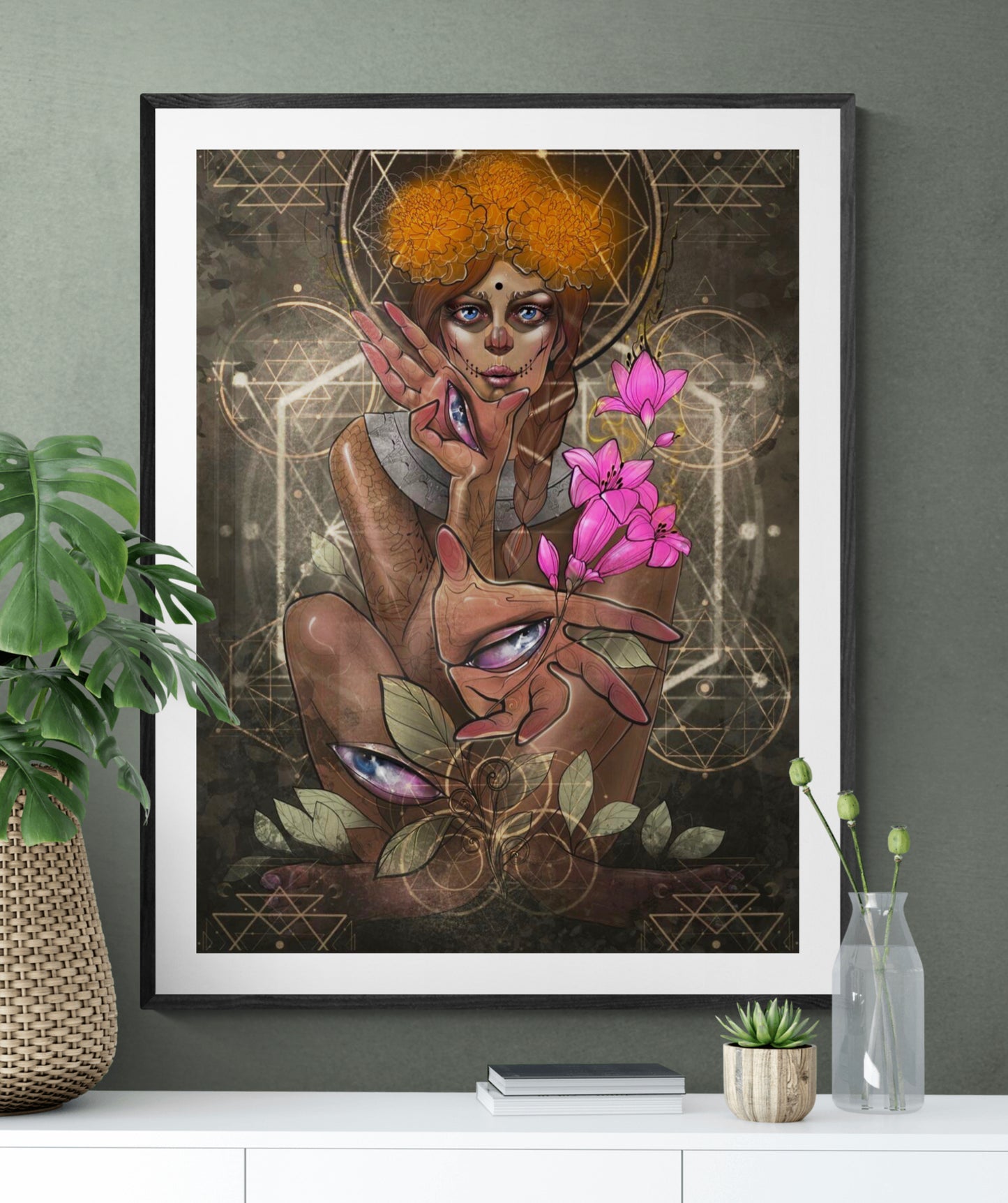 "Marigold Muse" Print