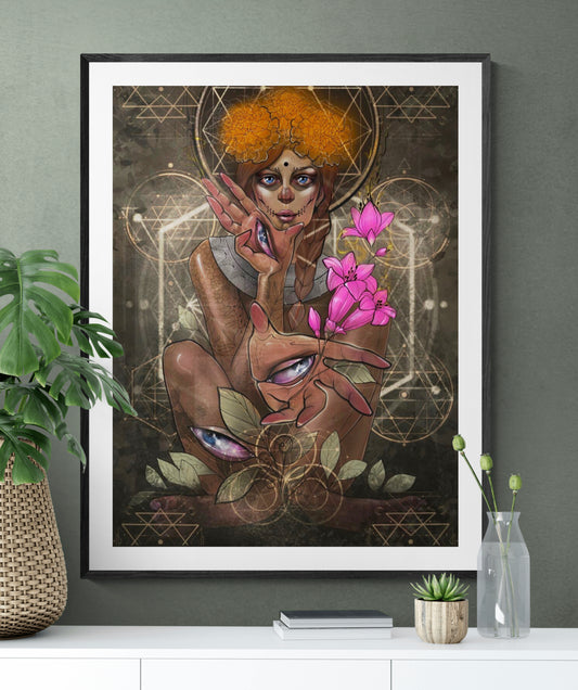 "Marigold Muse" Print