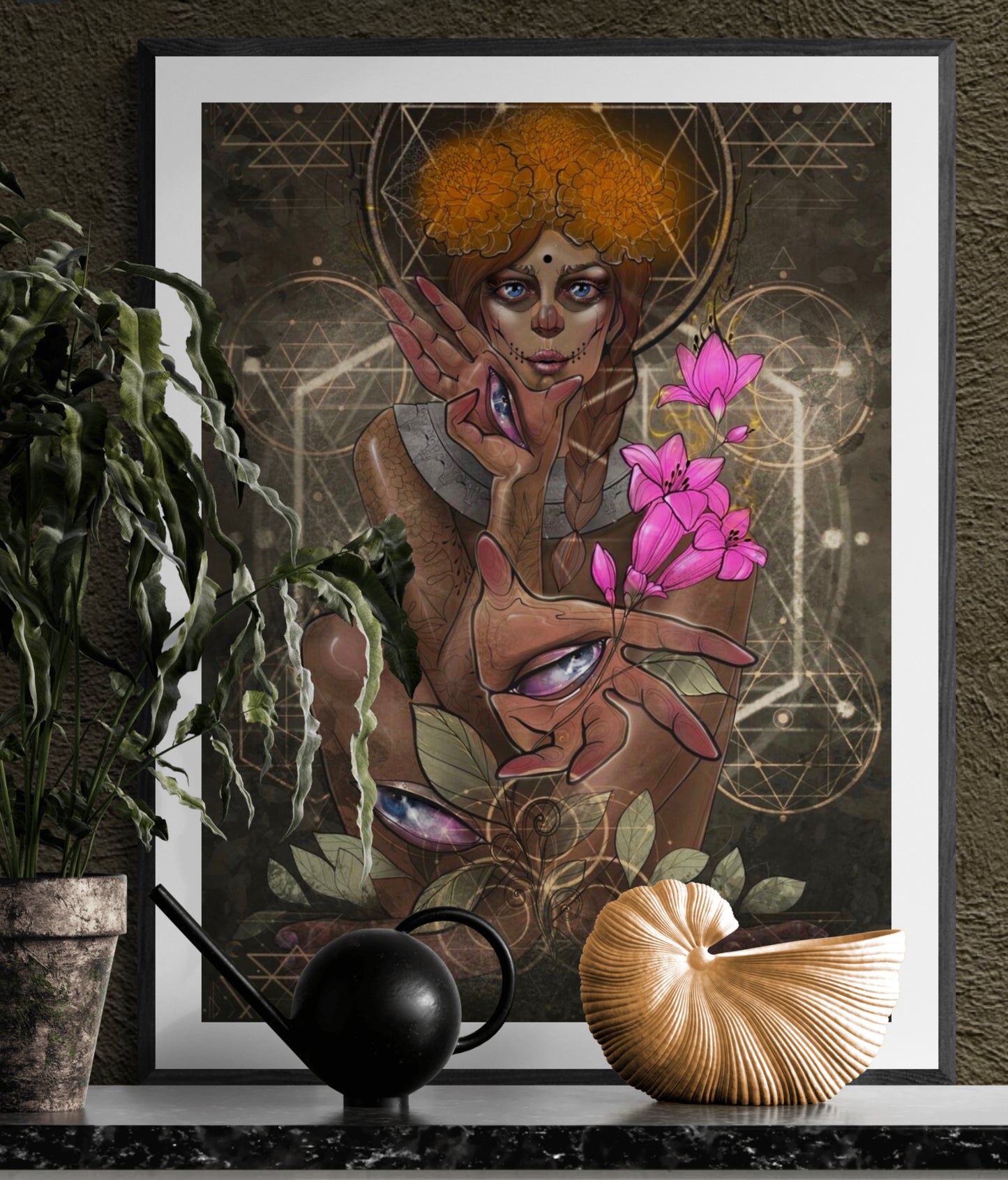 "Marigold Muse" Print